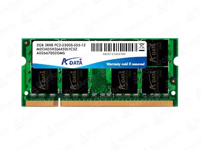 Модуль памяти SODIMM 200pin DDRII PC667 A-data