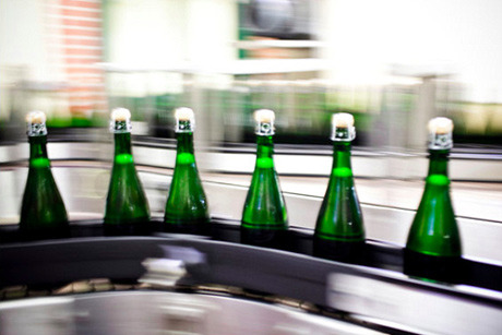 Бутылки для шампанского зеленые, бесцветные, оливковые