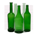 Бутылки из зеленого стекла