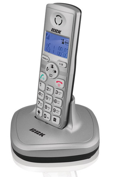 Телефон беспроводной BBK Dect BKD-814 серебро