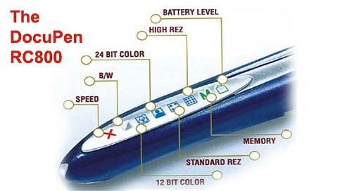 Цветной сканер docupen rc800