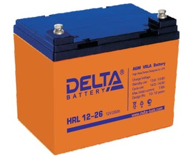 Аккумуляторная батарея Delta HRL12-26 Аккумуляторная батарея Delta HRL12-26
