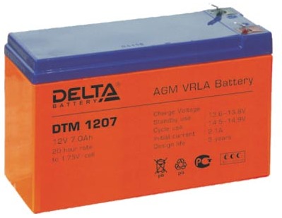 Аккумуляторная батарея Delta DTM 1207 Аккумуляторная батарея Delta DTM 1207