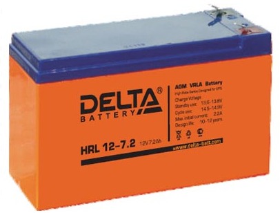 Аккумуляторная батарея Delta HRL12-7.2 Аккумуляторная батарея Delta HRL12-7.2