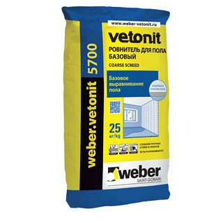 Ровнитель для пола Weber.vetonit 5700