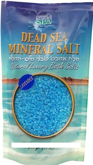 Соль Мертвого моря с ароматом лаванды