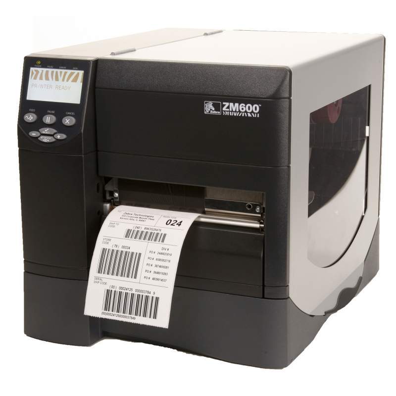 Принтеры штрих-кодов промышленные Zebra ZM600