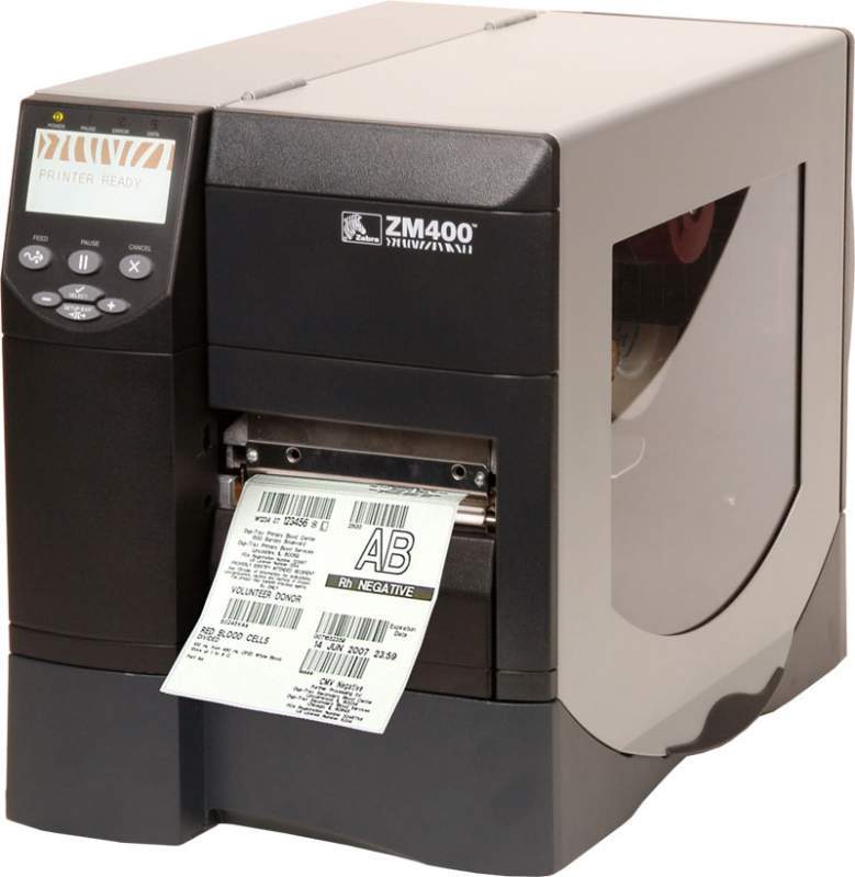 Принтеры штрих-кодов промышленные Zebra ZM400