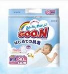 Подгузники "Goo.N" (Гун) NB 2-5 кг д/новорожденных (90 шт)
