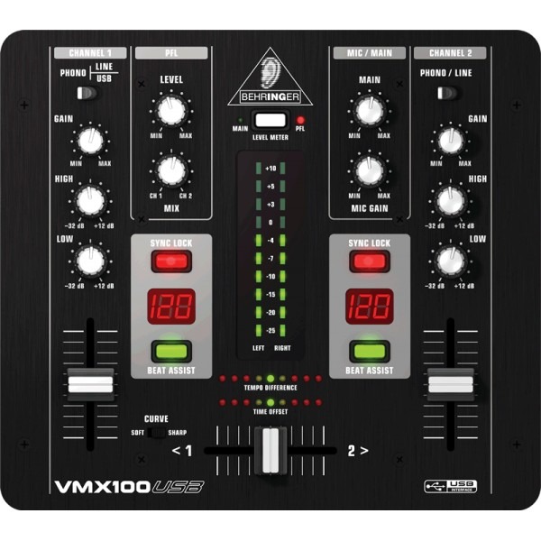 DJ пульт микшерный BEHRINGER VMX 100USB PRO MIXER DJ пульт микшерный BEHRINGER VMX 100USB PRO MIXER