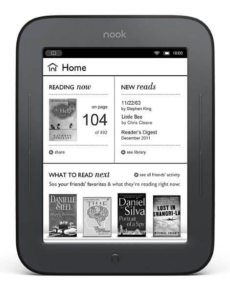 Книги электронные Nook simple Touch