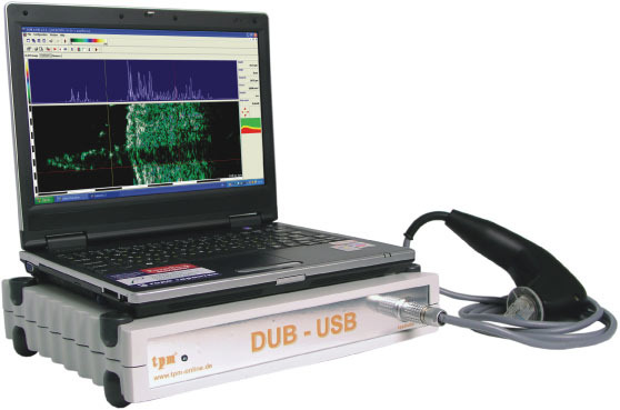 УЗИ кожи - прибор для ультразвуковой высокочастотной диагностики кожи DUB TPM (Германия). Датчики от 22 до 100 МГц.