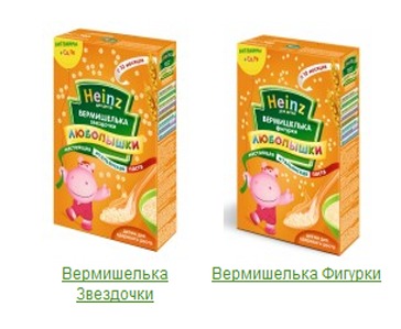 Первая детская вермишелька Heinz Первая детская вермишелька Heinz