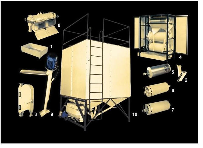 Комплекты оборудования для очистки зерна