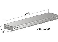 Короба неперфорированные ГК-200х65х2000