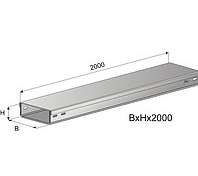 Короб неперфорированные ГК-100х50х2000