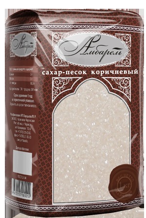Сахар — песок коричневый 1 кг.