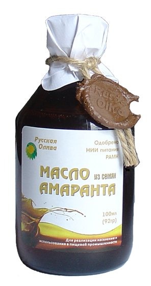 Масло амарантовое холодного отжима 100% Масло амарантовое холодного отжима 100%