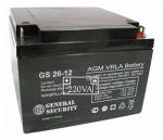Аккумуляторная батарея General Security GS 26-12
