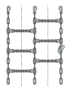 Цепь противоскольжения для грузовой и с/х техники ЦПД-С