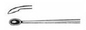 Кюретка ложкообразная диаметр 3,0 мм изогнутая на 30°.