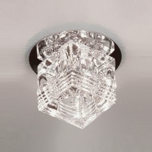Светильник точечный LUSSOLE LSA-7980-01 DOWNLIGHTS chrome clear crystal 1*20W G4 12V