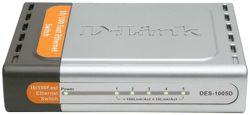Коммутатор D-Link DES-1005D Коммутатор D-Link DES-1005D