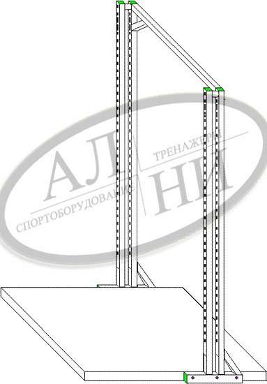 Тренажер Силовая рама с платформой для статики ТРК-29