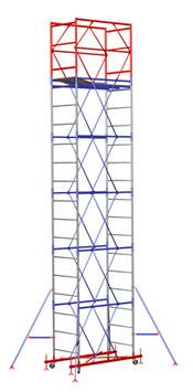 Вышка-тура ВСП до 7,4 м рабочая площадка 1,6*0,7 м.