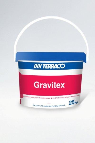 Текстурное покрытие камешковая штукатурка GRAVITEX GRANULE от Terraco