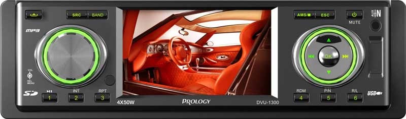 Автомобильный мультимедиацентр  Prology DVU-1300