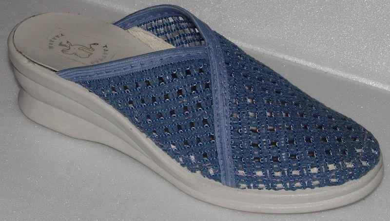 Туфли женские текстильные С-36 синие