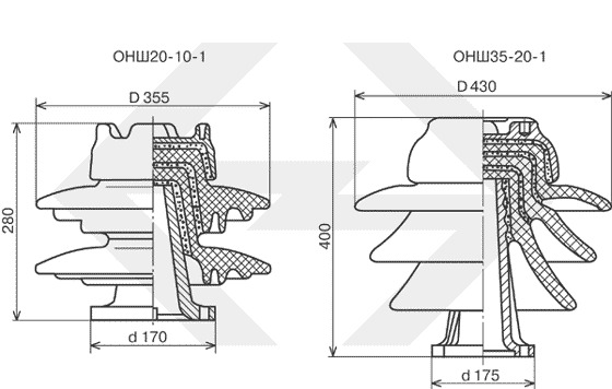 Изоляторы оопорные типа ОНШ
