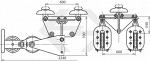 Подвесы многороликовые типа 2П6Р