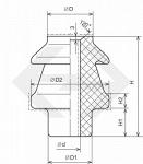 Изоляторы для съемных трансформаторных вводов ИПТ-1/400 УХЛ