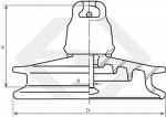 Изоляторы двухкрылые типа ПСД
