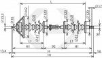 Линейные подвесные полимерные изоляторы для ЛЭП 330-500 кВ ЛК 70/330-IV