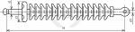 Линейные подвесные полимерные изоляторы для ЛЭП 220-500 кВ ЛК160/220-III