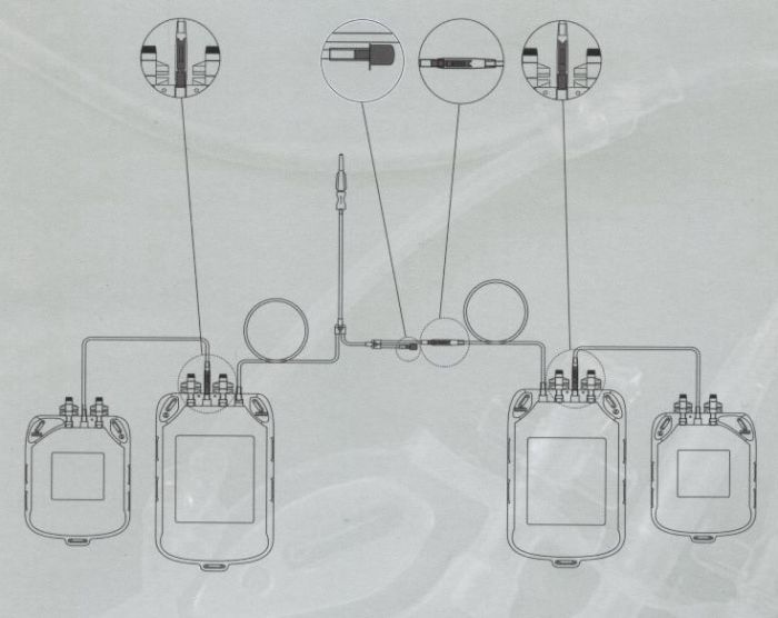Гемакон, контейнер для двойного плазмафереза