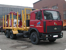 Сортиментовоз МАЗ-6303А8-326