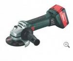 Аккумуляторная угловая шлифовальная машина metabo w 18 ltx 125, 18 вольт