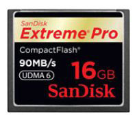 Карта памяти CF 16GB Sandisk Extreme Pro