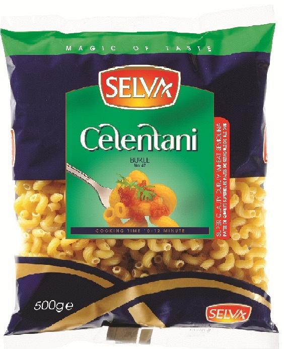 Макаронные изделия TM SELVA - Celentani Макаронные изделия TM SELVA - Celentani