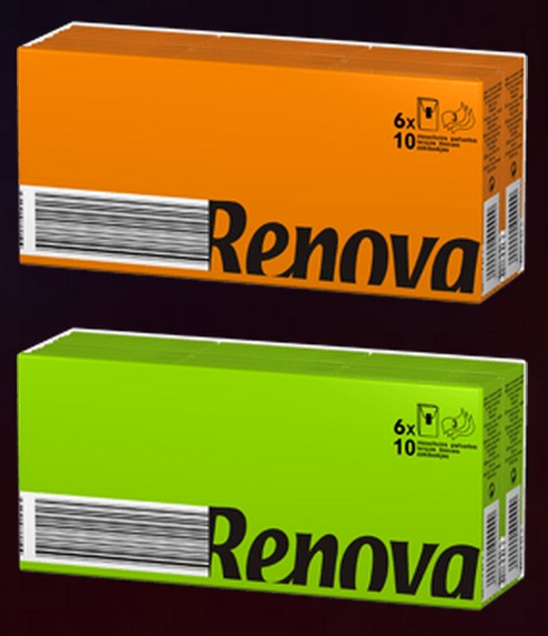 Бумажные платочки Renova Luxury