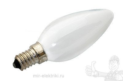 OSRAM лампа cвеча Е14 40W матовая OSRAM лампа cвеча Е14 40W матовая