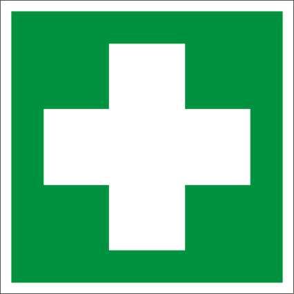 Медицинский знак, код EC 01 Аптечка первой медицинской помощи