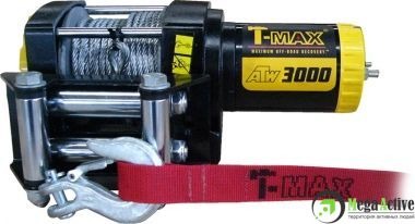 Лебедка для квадроциклов T-max 3000(со стальным тросом) Лебедка для квадроциклов T-max 3000(со стальным тросом)