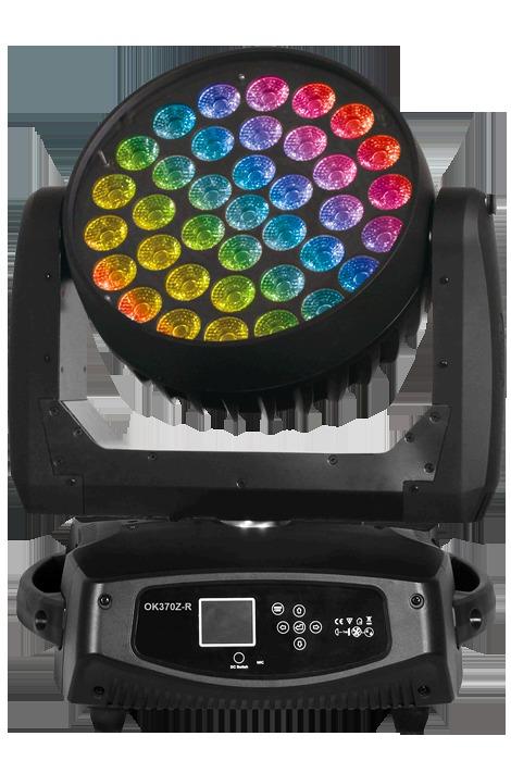 Динамическая голова Terbly OK370Z-R LED WASH Динамическая голова Terbly OK370Z-R LED WASH