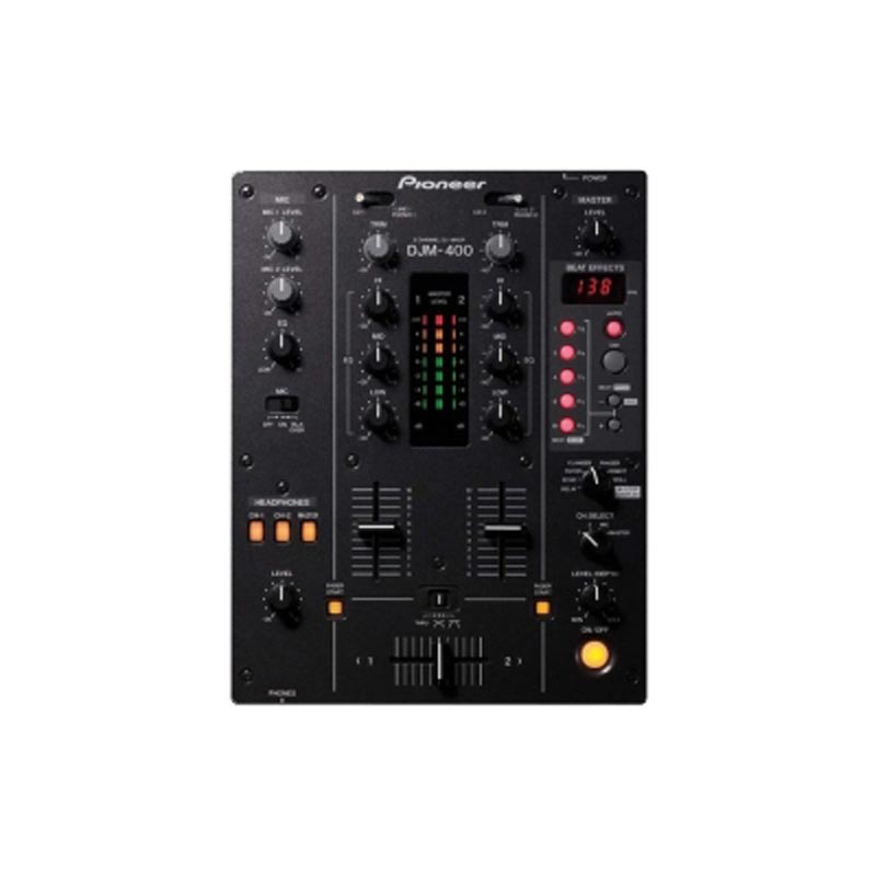 Двухканальный DJ-пульт с эффектором и сэмплером Pioneer DJM 400