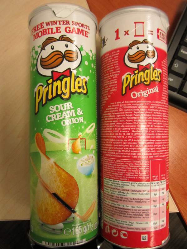 Картофельные чипсы Принглс (Pringles)